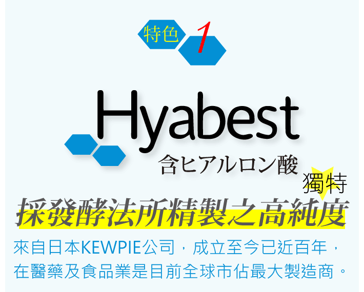 Hyabest採發酵法精製
